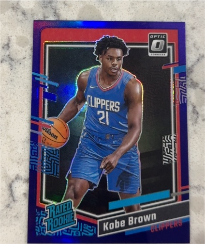 2023-24 Panini Donruss Optic #232 Kobe Brown — front