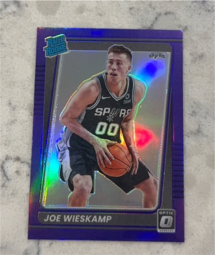 2021-22 Panini Donruss Optic #180 Joe Wieskamp — front