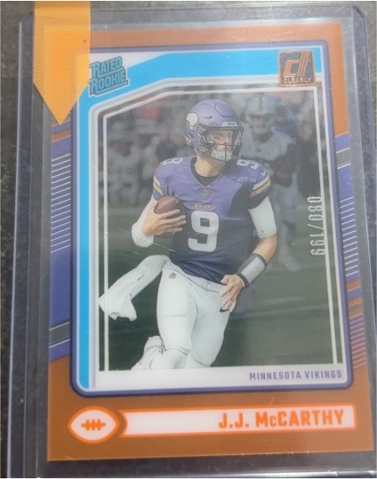 2024 Panini Donruss Clearly #61 J.J. McCarthy — front