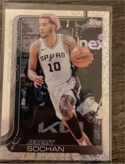2025-26 Topps #199 Jeremy Sochan — front