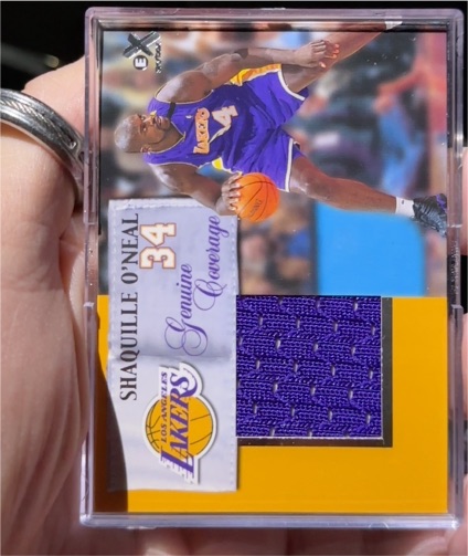 2000-01 Fleer Genuine Shaquille O'Neal Genuine Coverage — front