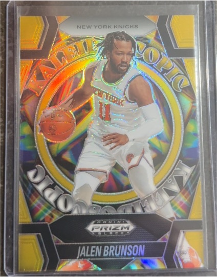 2024-25 Panini Prizm Black #13 Jalen Brunson — front