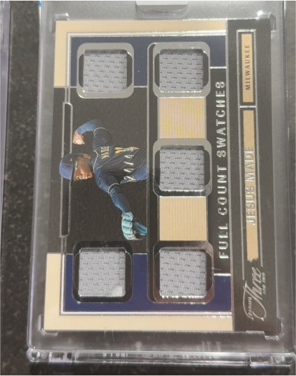 2025 Panini Three And Two Full Count Swatches #Full Count Swatches Jesus Made — front