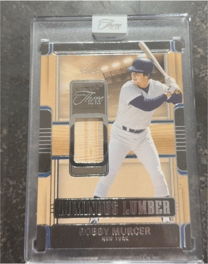 2025 Panini Three and Two Luminous Lumber Bobby Murcer — front