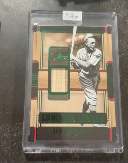 2025 Panini Three and Two Luminous Lumber Jim Bottomley — front