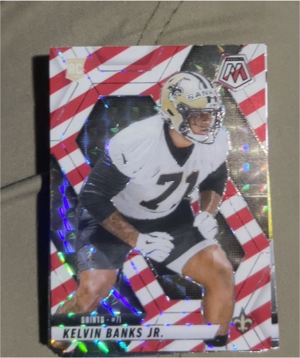 2025 Panini Mosaic #338 Kelvin Banks Jr. — front