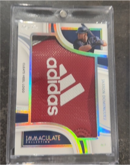 2023 Panini Immaculate #Jason Dominguez Adidas Logo Patch — front