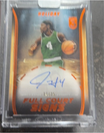 2024 Topps 3 Full Court Signs #FCS-JH Jrue Holiday — front