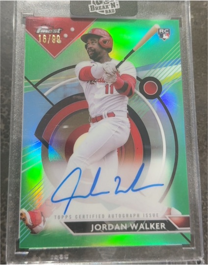 2023 Topps Finest #FA-JWA Jordan Walker — front