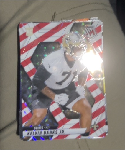 2020 Panini Mosaic #99 Kelvin Banks Jr. — front