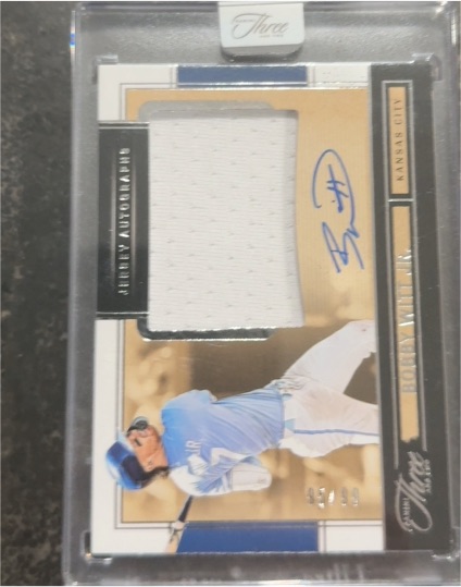 2025 Panini Three And Two #Bobby Witt Jr — front