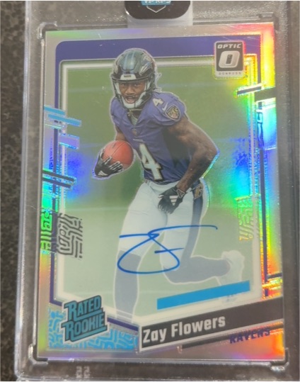 2023 Donruss Optic #210 Zay Flowers — front