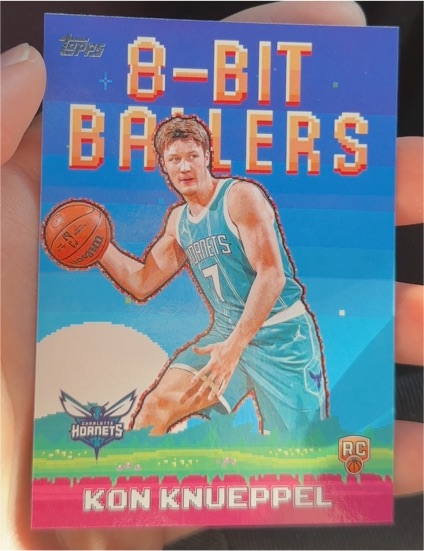 2025-26 Topps #8B-34 Kon Knueppel 8-Bit Ballers — front