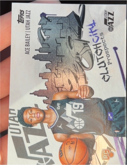 2025-26 Topps #CC-5 Ace Bailey Clutch City Prospects — front