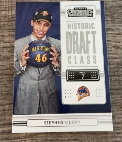 2022-23 Panini Contenders Historic Draft Class #18 Stephen Curry — front