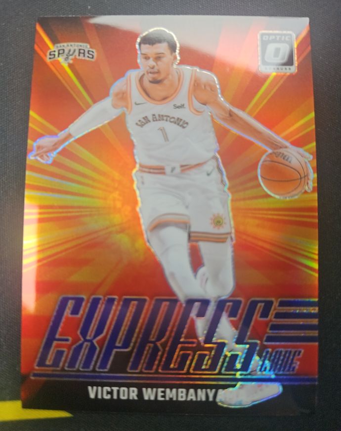 2024-25 Panini Donruss Optic #19 Victor Wembanyama Express Lane — front