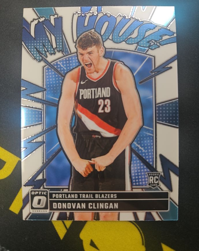 2024-25 Donruss Optic #1 Donovan Clingan My House — front