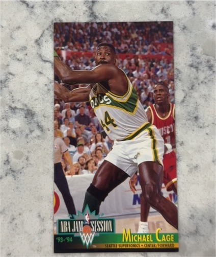 1993-94 Fleer NBA Jam Session #211 Michael Cage — front
