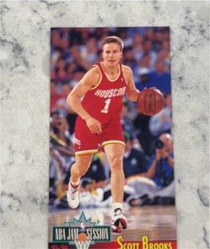 1993-94 Fleer NBA Jam Session #76 Scott Brooks — front