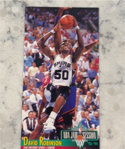 1993-94 Fleer NBA Jam Session #209 David Robinson — front