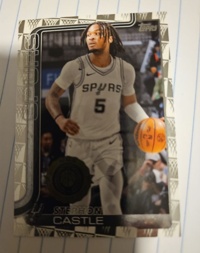 2025-26 Topps #197 Stephon Castle — front