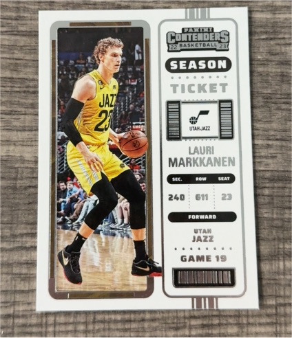 2022-23 Panini Contenders #87 Lauri Markkanen — front