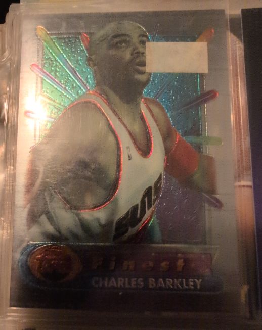 1994-95 Topps Finest #34 Charles Barkley — front