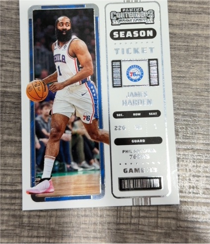 2022-23 Panini Contenders #8 James Harden — front