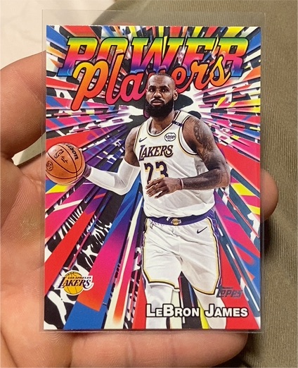 2025-26 Topps Power Players #PP-7 LeBron James — front