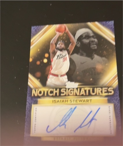 2025 Topps Notch Signatures #TNS-IS Isaiah Stewart — front