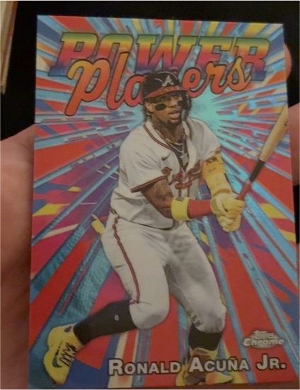 2025 Topps Chrome #PP-7 Ronald Acuña Jr. Power Players — front