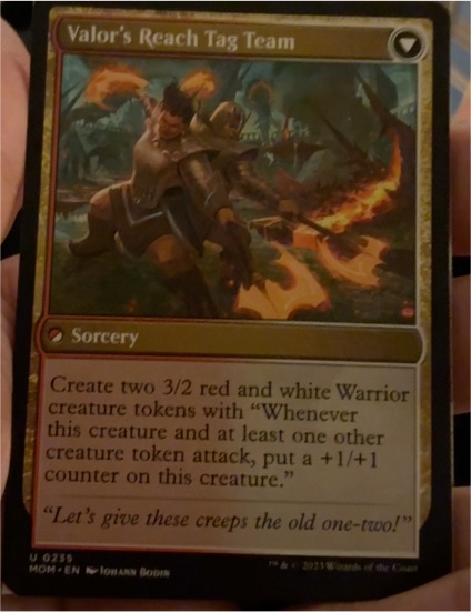 2013 Magic: The Gathering #0259 Valor's Reach Tag Team — front