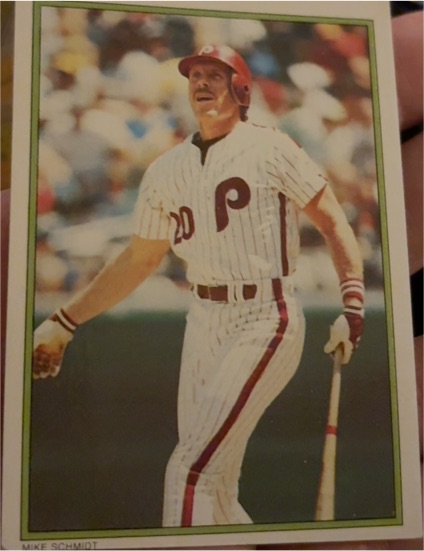 1986 Topps #17 Mike Schmidt — front