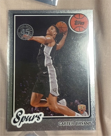 2025-26 Topps Basketball #80BK-99 Carter Bryant — front