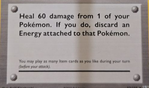 2002 Pokémon Expedition #87 Potion — front