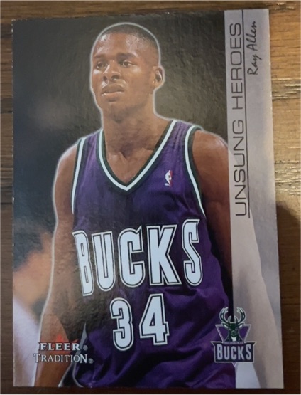 2000 Fleer Tradition #210 Ray Allen — front