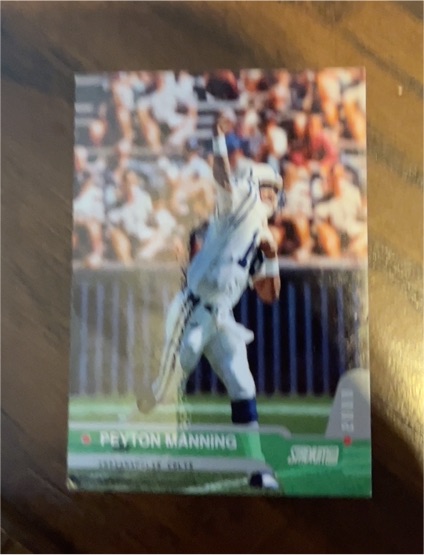 2000 Topps Stadium Club #1 Peyton Manning — front