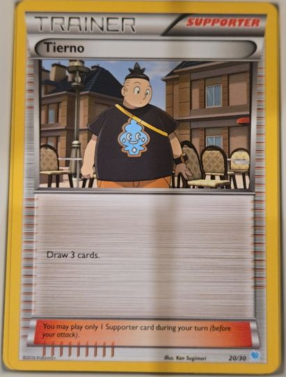 2016 Pokémon Tierno #20 Trainer Kit — front