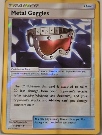 2019 Pokémon Team Up #148 Metal Goggles — front