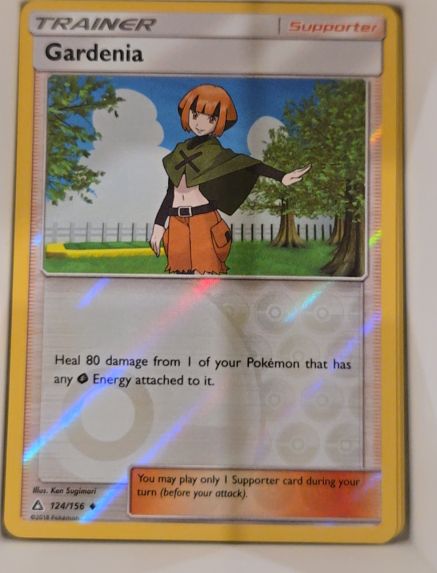 2018 Sun & Moon Ultra Prism #124 Gardenia — front