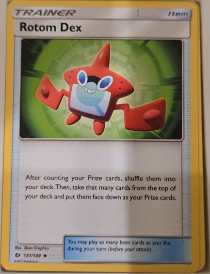 2017 Pokémon Sun & Moon #131 Rotom Dex — front