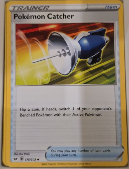 2020 Pokémon TCG Sword & Shield #175 Pokémon Catcher — front