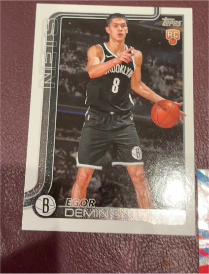 2025-26 Topps #208 Egor Demin — front