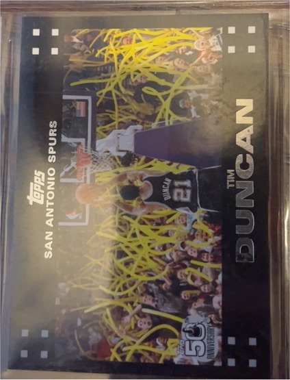 2007 Topps #21 Tim Duncan — front