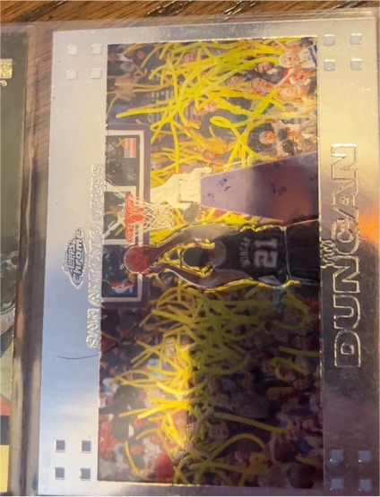 2007-08 Topps Chrome #21 Tim Duncan — front