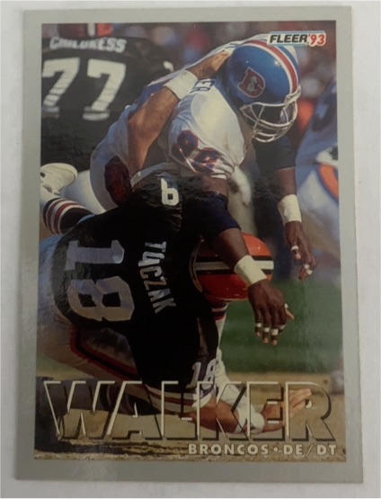 1993 Fleer #311 Kenny Walker — front