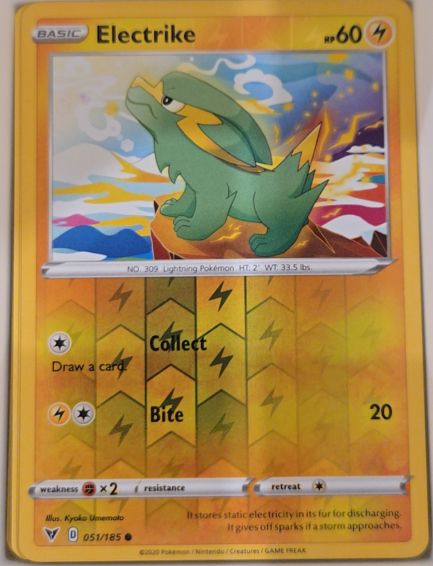 2020 Pokemon Vivid Voltage #051 Electrike — front