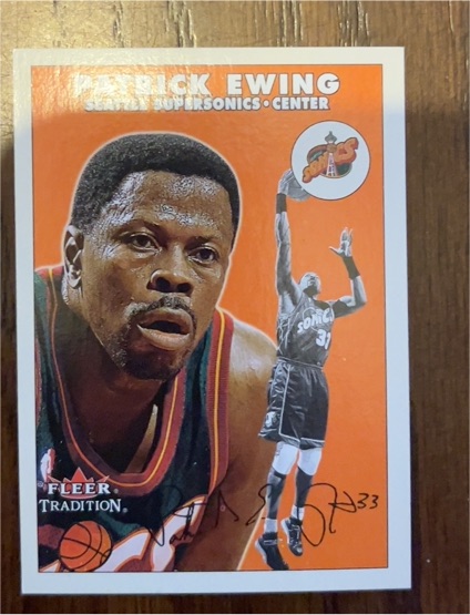 2000-01 Fleer Tradition #83 Patrick Ewing — front