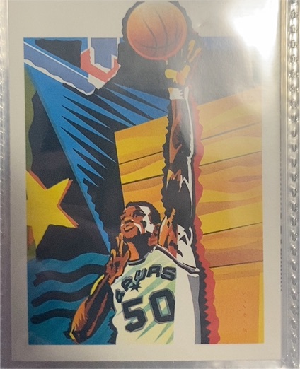 1990-91 Hoops #378a David Robinson — front