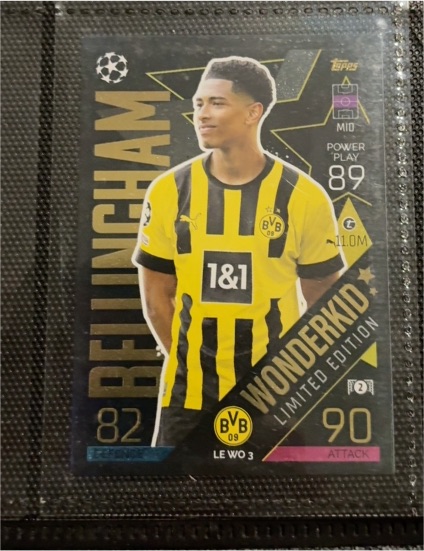 2022-23 Topps Match Attax #LEWO3 Jude Bellingham Limited Edition Wonderkid — front